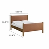 Maven Full Size Vegan Leather Upholstered Platform Bed