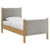 Maven Twin Size Fabric Upholstered Platform Bed