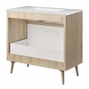 Maverick 36" Bathroom Vanity in White Oak