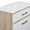 Maverick 36" Bathroom Vanity in White Oak