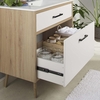 Maverick 36" Bathroom Vanity in White Oak