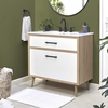 Maverick 36" Bathroom Vanity in White Oak