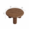 Mavina Round Mango Wood Coffee Table