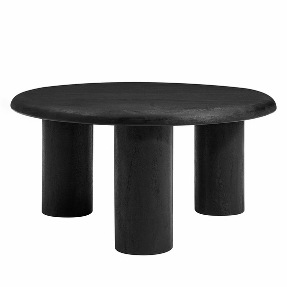 Mavina Round Mango Wood Coffee Table