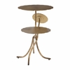 Mavro Accent Table in Brass