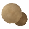 Mavro Accent Table in Brass