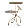 Mavro Accent Table in Brass