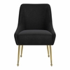 Maxine Dining Chair in Black & Gold