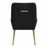 Maxine Dining Chair in Black & Gold