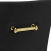 Maxine Dining Chair in Black & Gold
