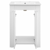 Maybelle 24" Bathroom Vanity in White White