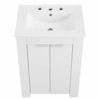 Maybelle 24" Bathroom Vanity in White White