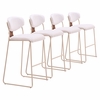 Meadow Barstool - Set of 4 in Cloud White