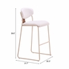 Meadow Barstool - Set of 4 in Cloud White