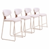 Meadow Counter Stool - Set of 4 in Cloud White
