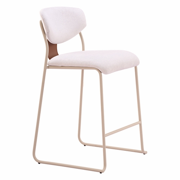 Meadow Counter Stool - Set of 4 in Cloud White