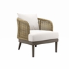 Meadow Outdoor Patio Armchair in Natural White