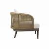 Meadow Outdoor Patio Armchair in Natural White