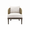 Meadow Outdoor Patio Armchair in Natural White