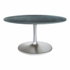 Metropolis Dining Table (60") in Gray & Silver