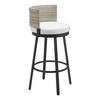 Midnight Wave Barstool in White
