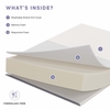 Mila 12" King Mattress in White