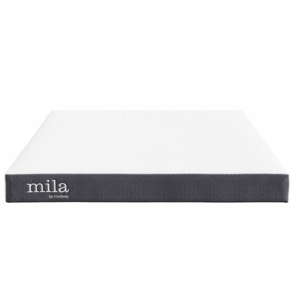 Mila 5" Full Mattress in White