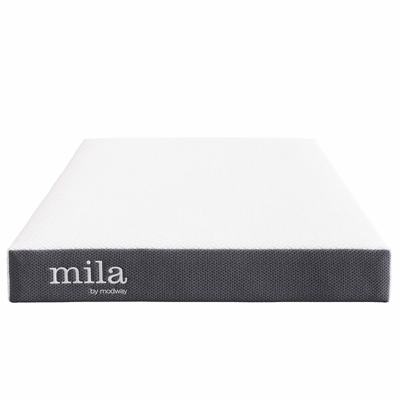 Mila 5" Narrow Twin Mattress in White