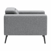 Milan Armchair in Dark Gray