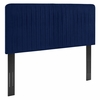 Milenna Channel Tufted Performance Velvet King/California King Headboard