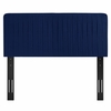 Milenna Channel Tufted Performance Velvet King/California King Headboard