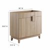 Miles 36" Bathroom Vanity Cabinet