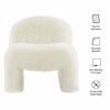 Mina Faux Fur Accent Chair