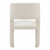 Minet Dining Chair in Linen White