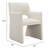 Minet Dining Chair in Linen White