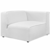 Mingle Fabric Right-Facing Sofa in White