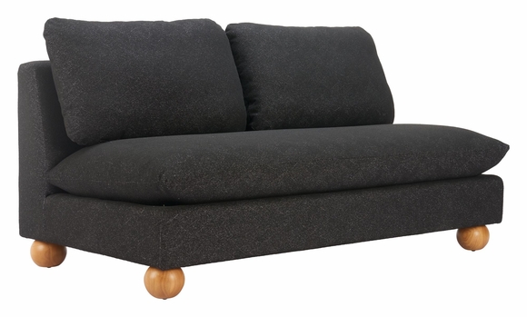 Minze Loveseat in Black