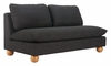 Minze Loveseat in Black