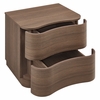 Mirae 2-Drawer Curved Nightstand