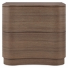 Mirae 2-Drawer Curved Nightstand
