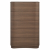 Mirae 5-Drawer Curved Dresser Chest of Drawers