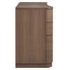 Mirae 55" 6-Drawer Curved Office Desk