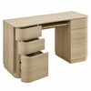 Mirae 55" 6-Drawer Curved Office Desk