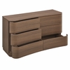 Mirae 6-Drawer Curved Dresser