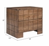 Modo Nightstand in Walnut