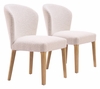 Mondstein Dining Chair Set of 2 in Ivory