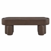 Mossi 52-Inch Oval Vegan Leather Bench