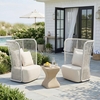 Mura Side Table in Taupe