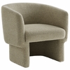 Muse Boucle Fabric Barrel Accent Chair