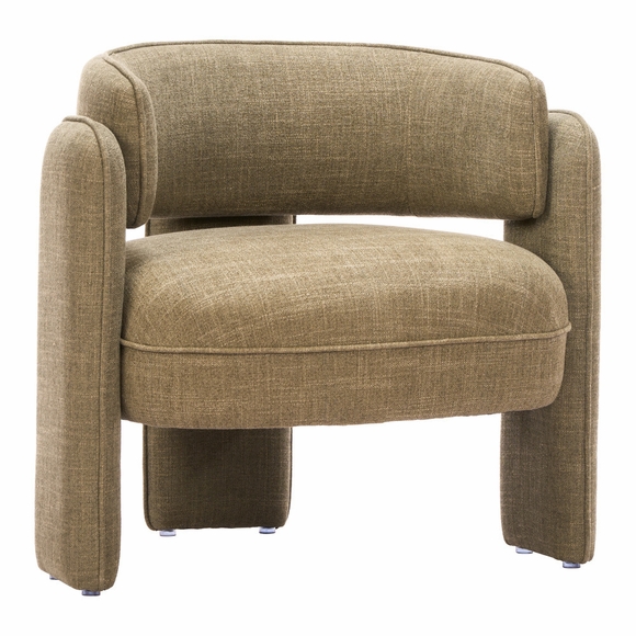Naan Accent Chair in Artichoke Green